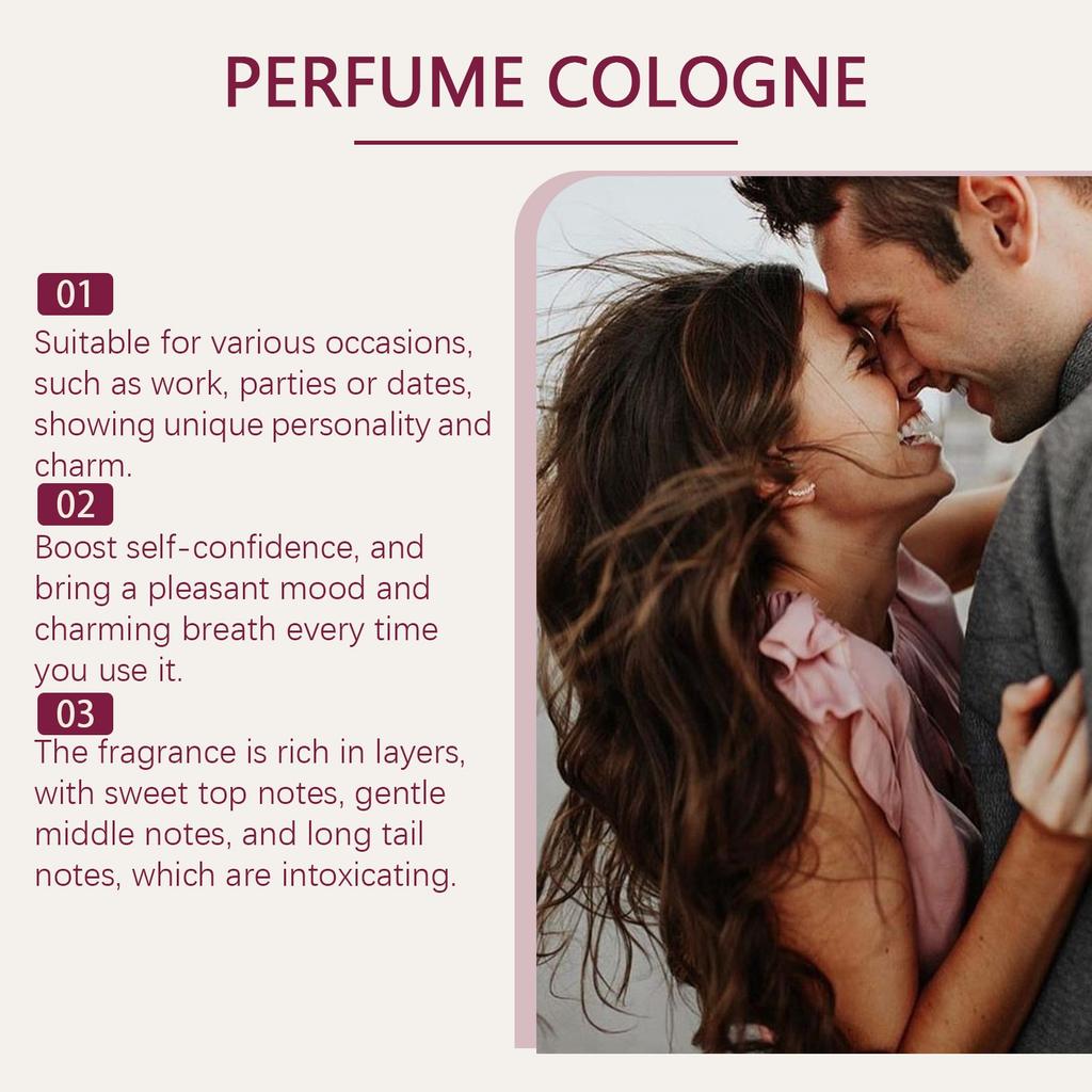 Cologne Pheromone Perfume Oil Long-lasting Perfume Suitable For Valentine's Day, Party, Music Festival,Dating  15ml