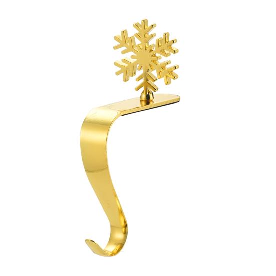 Рождественский крючок для чулка Нескользящий металлический держатель для чулка Олень Снежинка Снеговик Дерево Каминный крючок для подвешивания рождественских украшений Венков Украшение для вечеринки