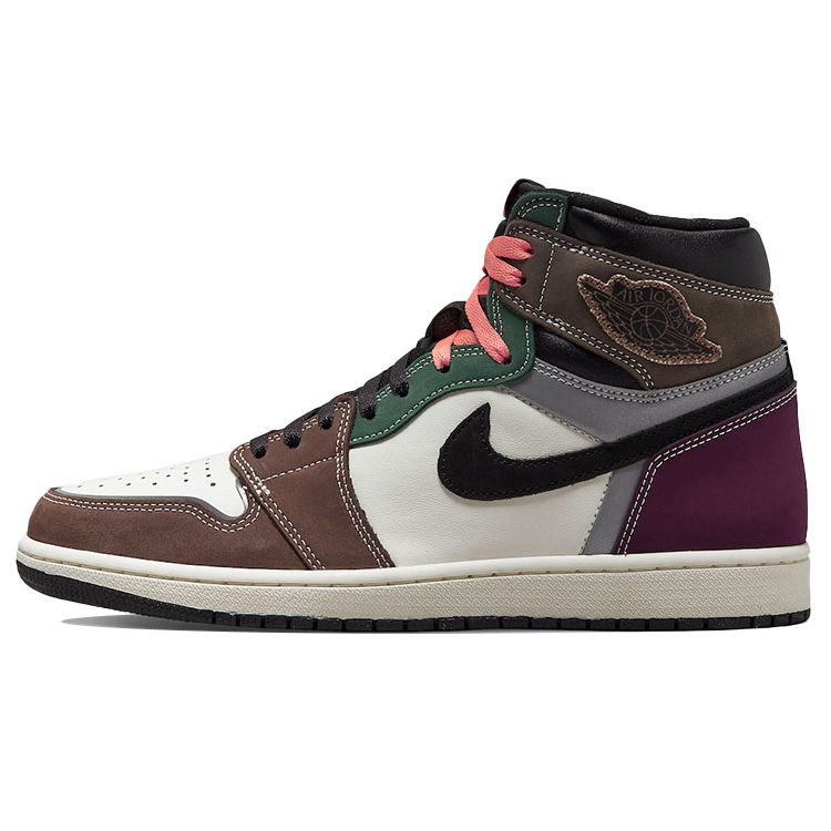 Кроссовки унисекс Air Jordan 1 High OG ручной работы, разноцветные, черные, архео-коричневые, DH3097-001