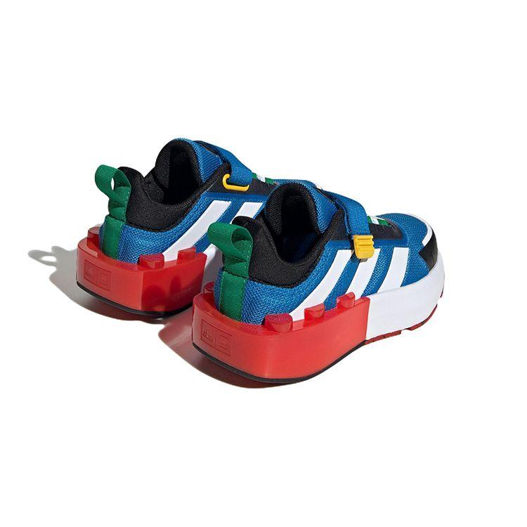 LEGO X Adidas Tech Runner EL Little Kid White Shock Blue Kids Sneakers Cloud-White Wonder-White HP5879