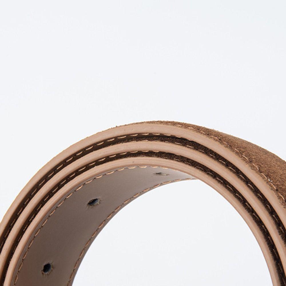 Casual Frosted Cowhide Belt Luxury Design Business Waist Strap Retro Trouser Dress Belts Gifts