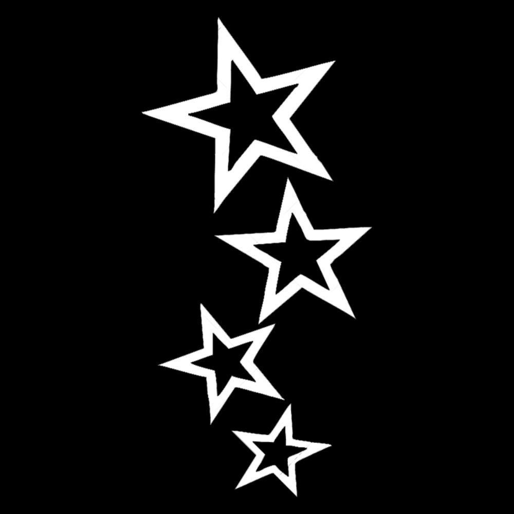 Interior Parts Car Accessories Laser Sticker Stars Car Sticker Auto Stars Sticker Car Vinyl Decal