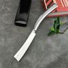 Folding Razor Knife High Quality Stainless Steel Blade and Handle Sharp Shaver Camping Hiking Essential Shaver for Haircutting