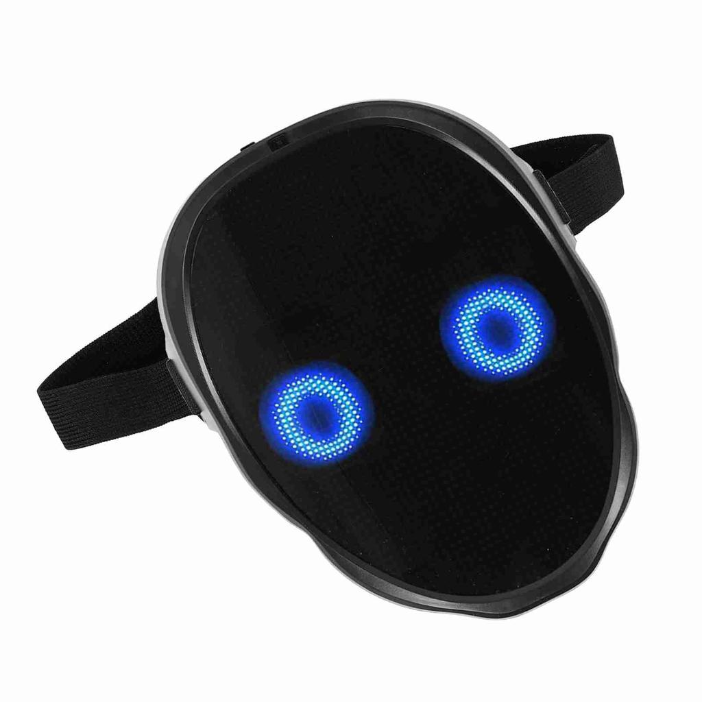 LED Face Cover Unisex Colorful High Brightness LED Light Scary Skull Face Cover for Parties