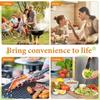 Rectangular Grill Topper Reusable BBQ Grill Mesh Topper Hot BBQ Grill Net  BBQ Vegetables Meats