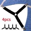 4 шт. зажим для простыни эластичные ремни регулируемый зажим простыни застежки держатель гаджеты для домашнего органайзера зажимы для чехла матраса