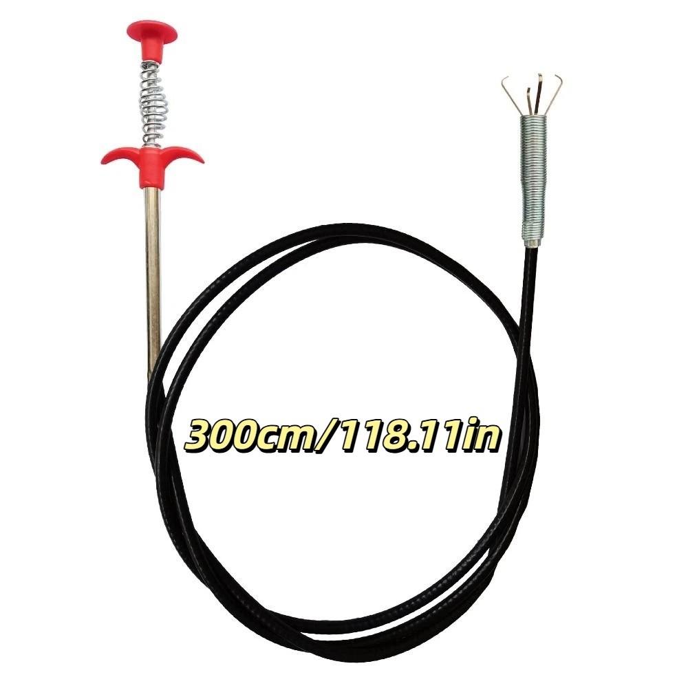 Flexible Design Pipeline Dredging Tool Spring Grip Sewer Cleaning Picker  Kitchen Sink Cleaning