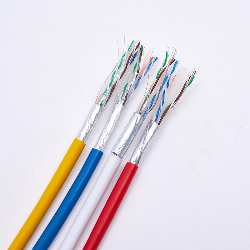 Экранированный сетевой кабель Cat5e/Cat6 26 AWG Чистая медь - Длины: 1м до 30м