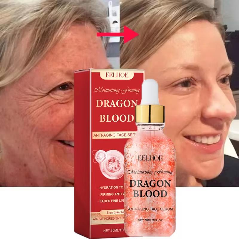 Dragon Blood Wrinkle Remove Face Serum Anti-Aging Firming Lifting Whitening Moisturizing Improve Dry Rough Skin Care Cosmetics