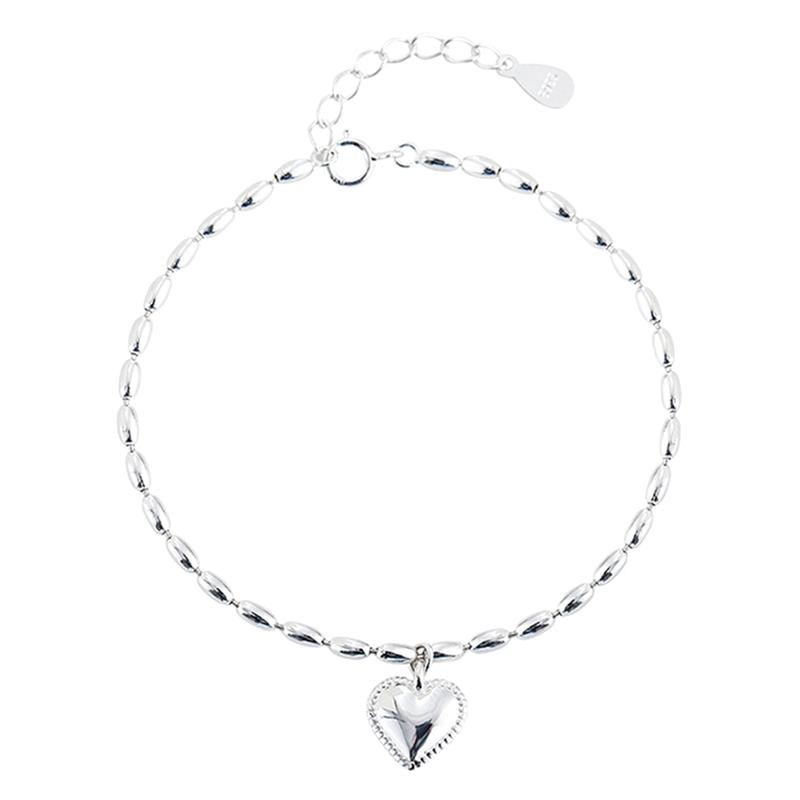 Браслет из стерлингового серебра S925 для женщин, аксессуары, браслет из рисовых зерен, ювелирные изделия