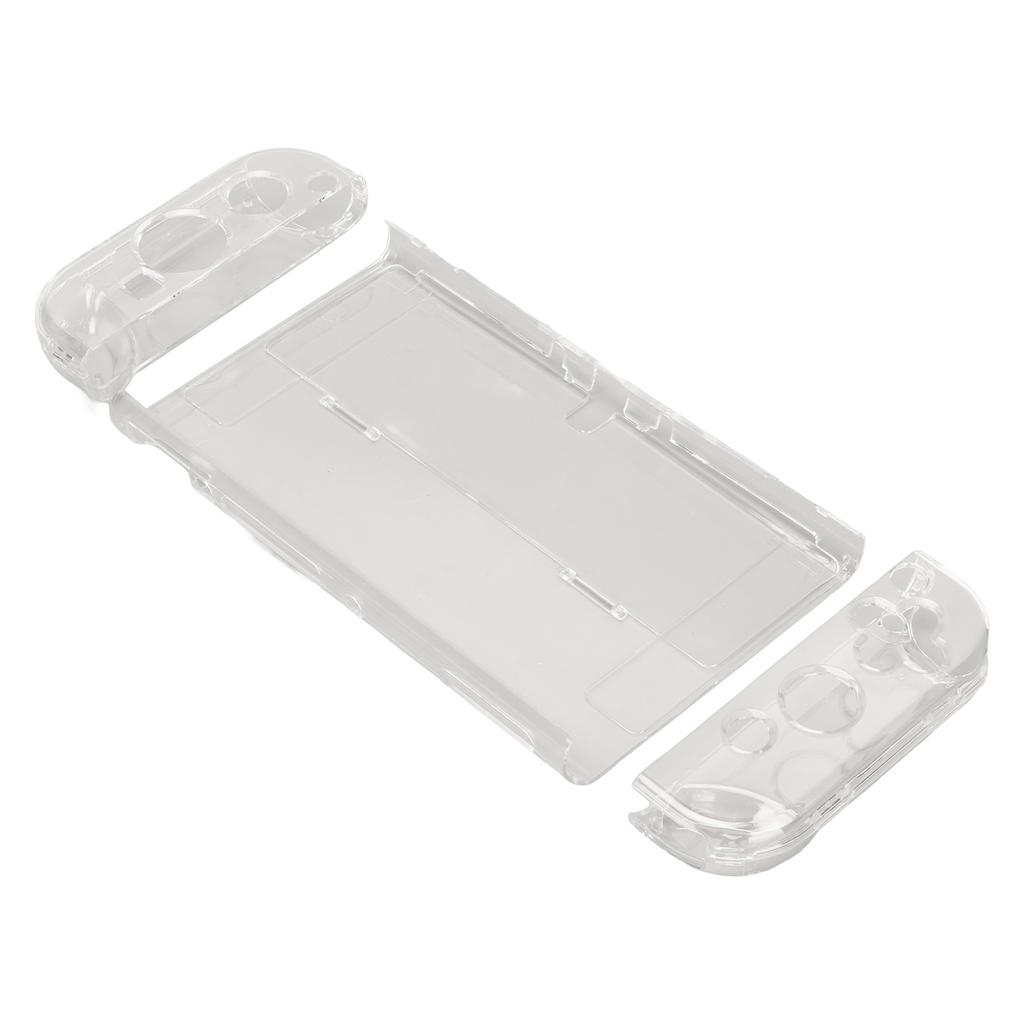 Clear Game Console Case Split Dockable Shockproof Gamepad Protective Shell for Switch OLED 2021 for