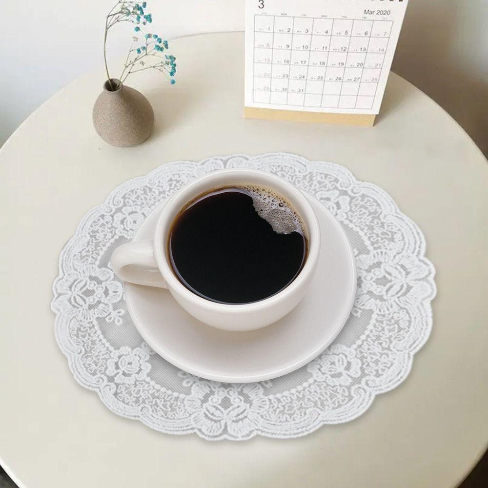 Кухонные принадлежности Кружевная вышитая подставка для вечеринки, свадьбы, украшения для дома, покрытие стола