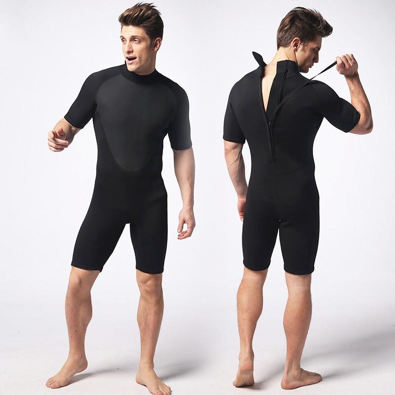 3mm Shorty Wetsuit Men Women Scuba Diving Snorkeling Surfing Swimming Spring Fall Summer Water Sports Gear