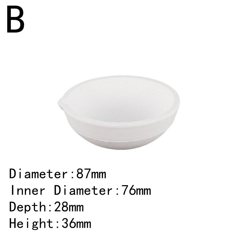 5g-200g High Temperature Quartz Bowl Crucible Furnace Melting Casting Refining Golden Silver Jewelry Tools