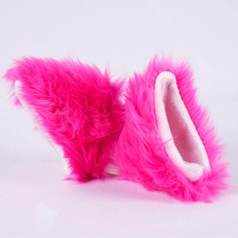 2 шт., плюшевые уши, автомобильный мотоциклетный шлем для мотокросса, анфас, внедорожный шлем, украшение, автомобильный аксессуар, головной убор, присоска, авто