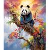 Наборы картинок «сделай сам» по номерам для взрослых, ручная роспись, панды, лазить по деревьям, картина маслом по номерам, домашний декор с животными