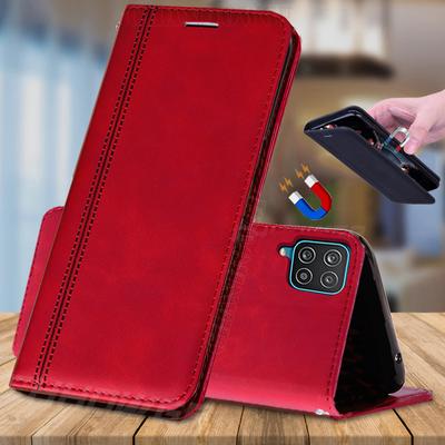 Чехол-книжка-кошелек для Samsung Galaxy A12, чехол-книжка для Samsung A 12 A125 SM-A125F, магнитные кожаные чехлы-подставки для телефонов, защитная сумка