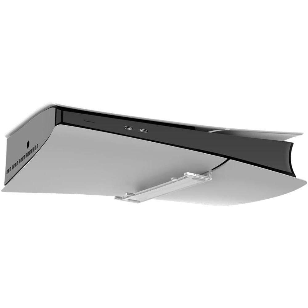 Кронштейн для консоли PS5 Slim, игровой контроллер, горизонтальная подставка, полка, игровой хост, акриловая подставка, подставка, держатель для охлаждения и хранения