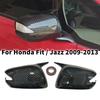 Для Honda Fit Jazz 2009 2010 2011 2012 2013 Автомобильное Зеркало Заднего Вида Боковое Зеркало Крышка Колпачок Крыла Внешний Корпус Двери Ободок Наклейка