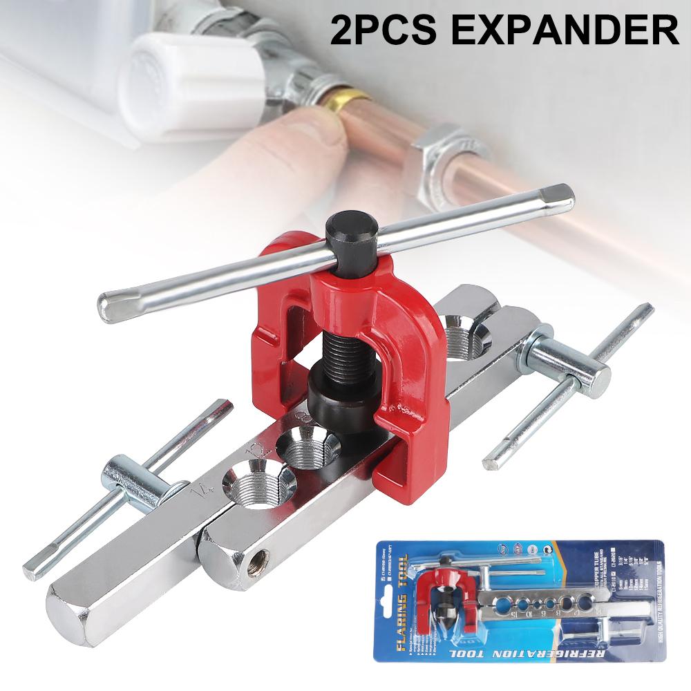 Copper Pipe Flaring Tool Copper Tube Expander CT-2020 CT-2010 Refrigeration Water Gas Brake With Plate Rod Reamer Flaring Tool