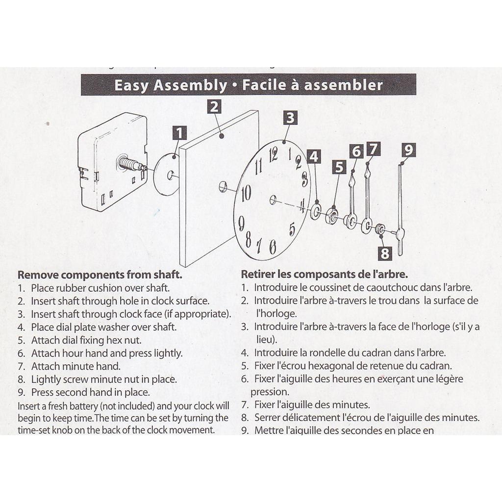 Ремонт бытовых кварцевых часов, часовая, минутная, секундная стрелка для самостоятельного ремонта бесшумных больших настенных часов, детали часов