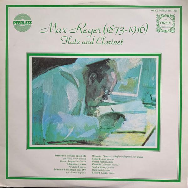 LP Пластинка MAX REGER WERNER RICHTER WENDELIN Флейта и кларнет 1823 ORYX UK Классическая б/у
