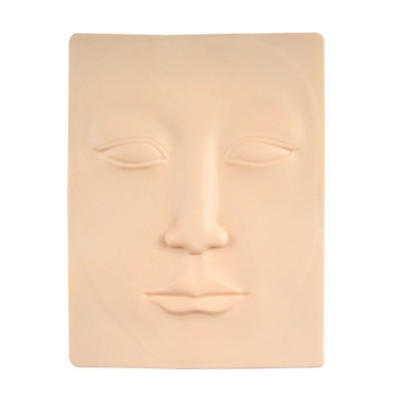 1 шт. 3D силиконовый перманентный макияж для татуажа, обучающая практика, искусственная кожа, пустой глаз, губы, лицо для микроблейдинга, тату-машинка для начинающих