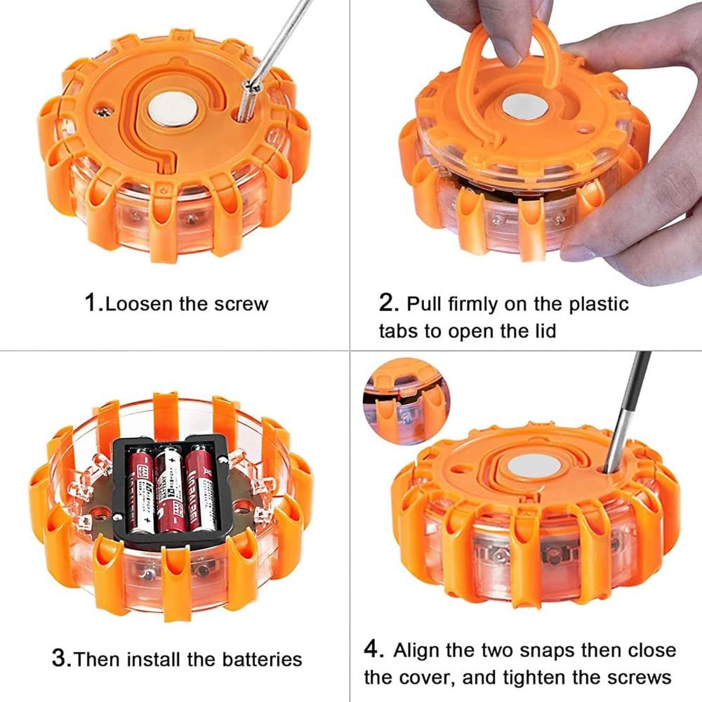 LED Strobe Flashing Warning Lights Flashing Beacons Car LED Road Flash New Emergency Light  Camping