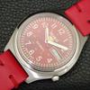 VINTAGE SEIKO 5 AUTOMATIC 7009A JAPAN MENS MAROON COLOR DIAL WATCH A702323-5 R124-a702323