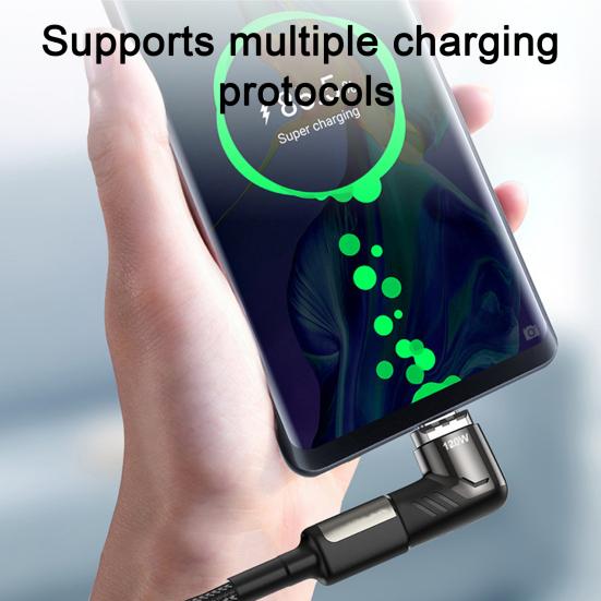 Type-C Magnetic Adapter 6A PD120W Alloy Quick Charge Aluminum To USB C Converter Type-C Computer Accessories