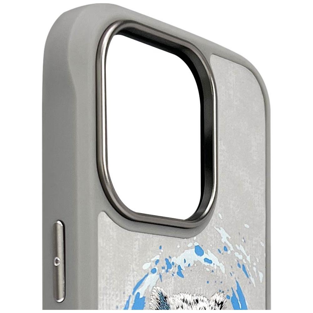 Etui do iPhone 16 Pro Nimmy MagSafe Jasnoszare