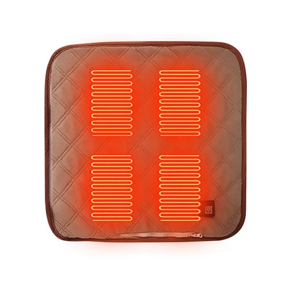 Электрический подогрев сиденья подушка USB питание складной подогрев стул подушка 3 уровня зимний теплый коврик для сиденья для кемпинга стадион