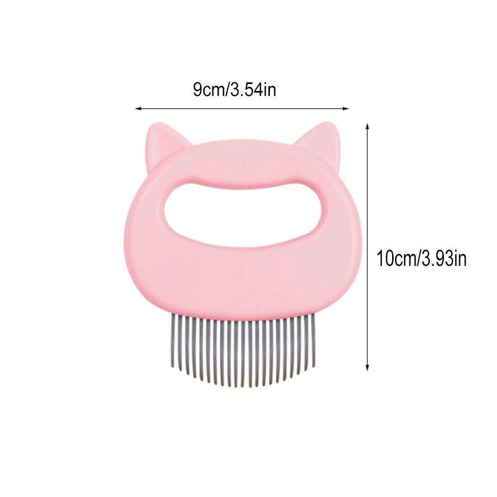 2-в-1 расческа для кошачьих ушей и щетка для вычесывания шерсти для бережного и эффективного ухода за домашними животными и удаления шерсти. Инструмент двойного назначения для ухода за домашними животными.