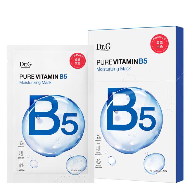 Dr.G Pure Vitamin B5 Moisturizing Mask Set (5 sheets)