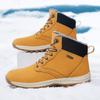 Men's Hiking Snow Boots Are Popular Winter Shoes with Waterproof and Warm Insulation, and Women's Hiking Anti Slip Thick Soles