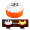 V16 LED Flashlight: White & Yellow Emergency Car Warning Light with Battery, Strong Magnet.