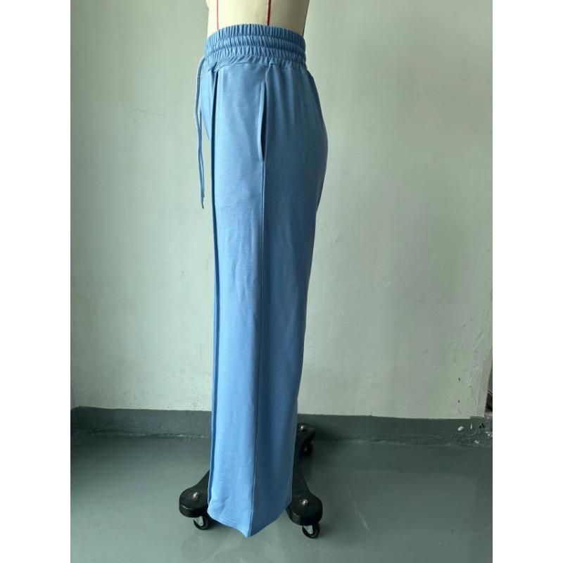 Spring and Autumn Women's Sweatpants Straight Pants Loose Sweatpants Wide Leg Pants Outdoor Dance Casual Long Pants