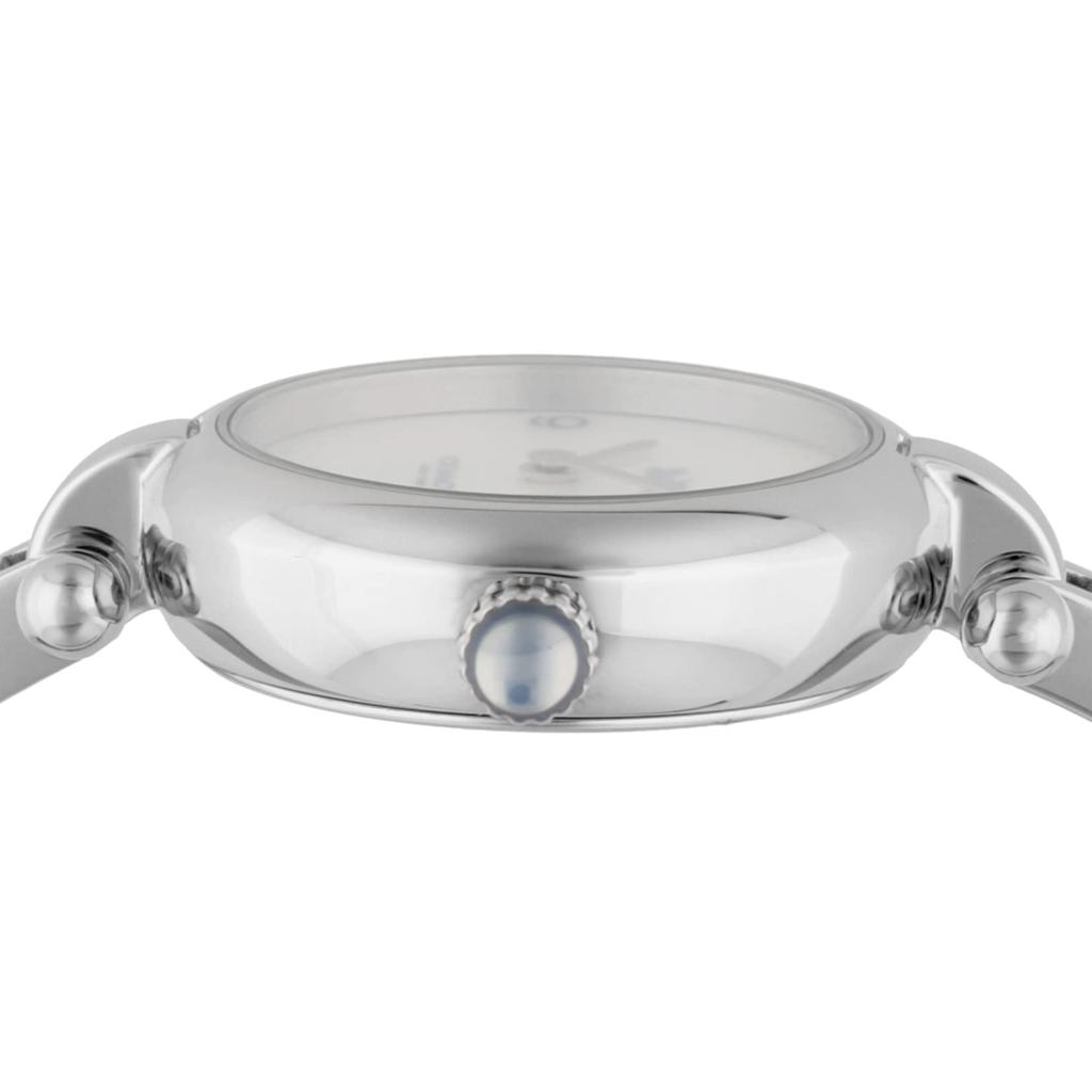 Часы CARY White Pearl Dial Stainless Steel Quartz 26MM Watch 14504005 Silver [Coach] Женские [Товар]