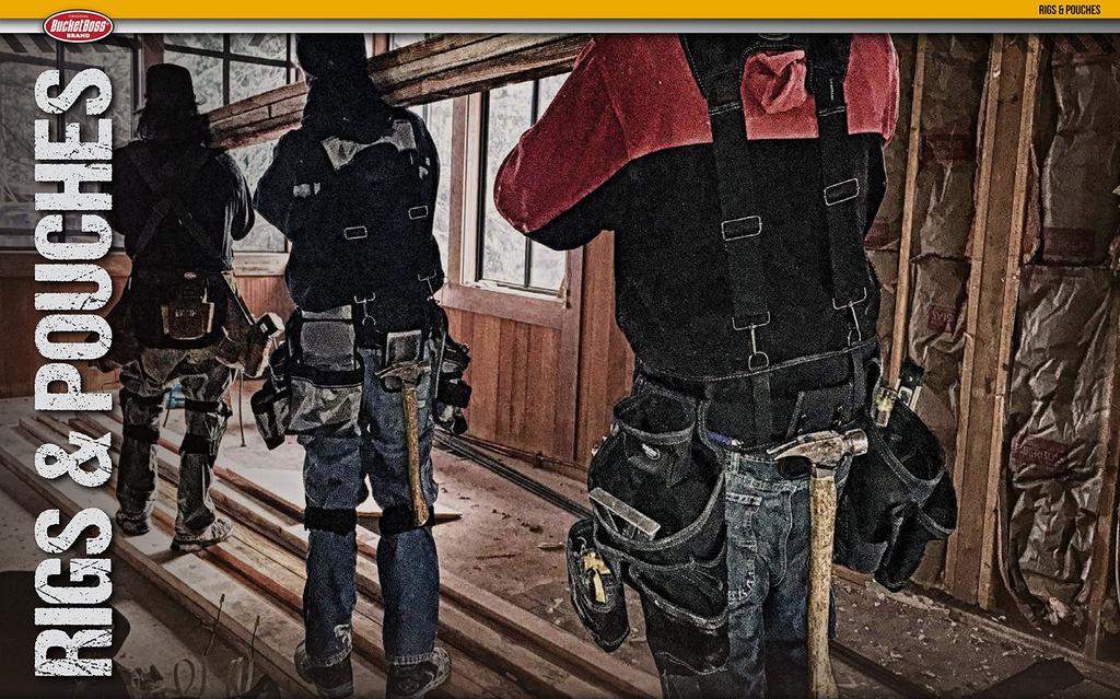 Bucket Boss Mallet Buster Suspension Rig Tool Bag Belt Suspender (Waist Bag)