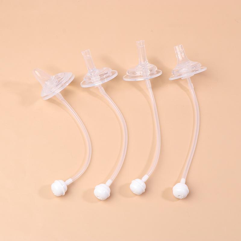1Pc Soft Silicone Wide Mouth Sucking Nozzle Drinking Cup Straw Conversion Head For Baby Bottle Feeding Bottle Accessories