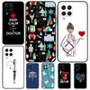 Nurse Medical Health Heart Case For Samsung Galaxy M12 M22 M32 M52 M13 M23 M33 M53 M20 M21 M31 M51 M14 M34 M54 M30s