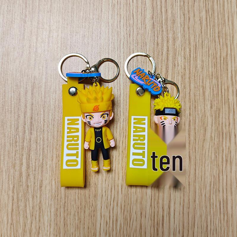 Брелок с персонажем Наруто: Наруто, Хината, Какаши, Саске, Джирайя Кукла-подвеска Брелок