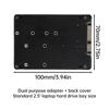M. 2 твердотельных SSD в корпус для внешнего жесткого диска SATA 3.0 NGFF MSA к адаптеру последовательного порта Двойное использование 2-в-1