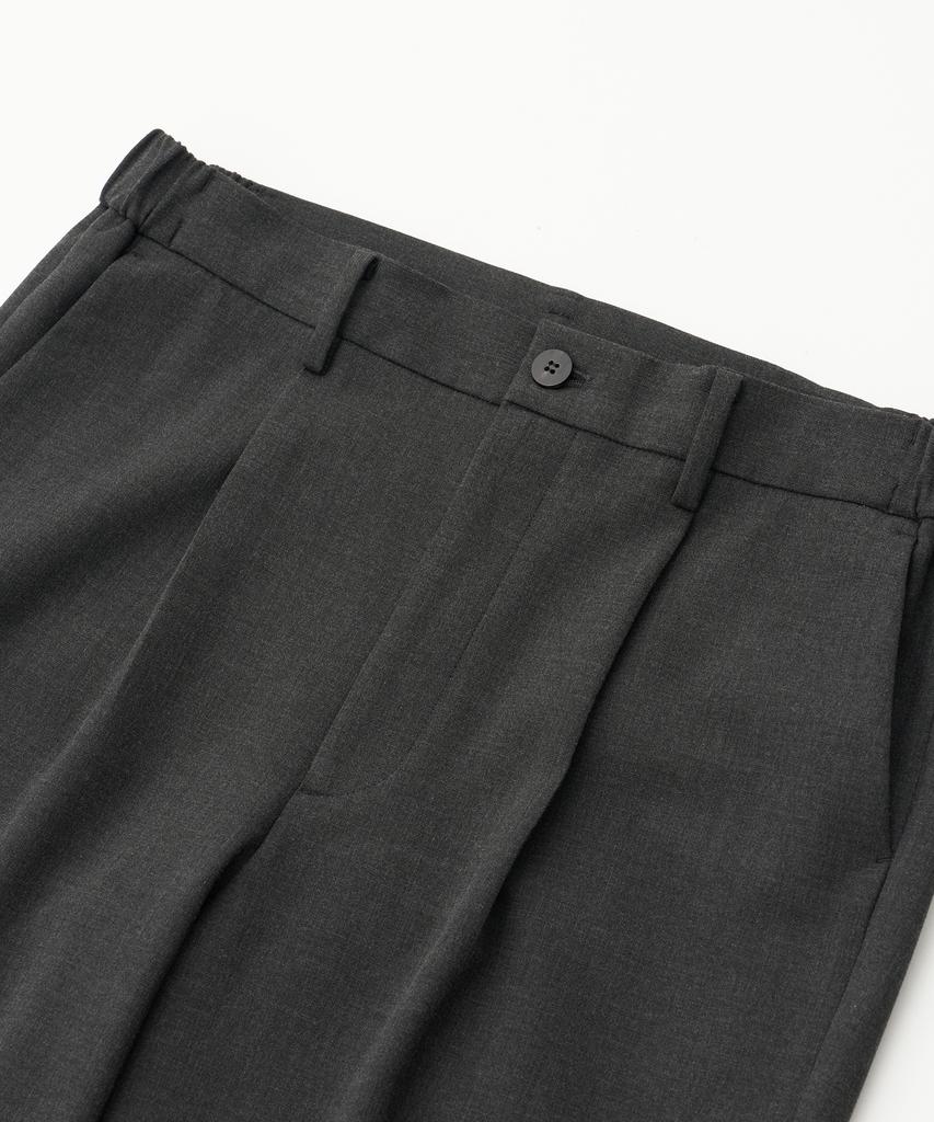 ANOTHER OFFICE Habana Boot-Cut Slacks (Heather Charcoal)