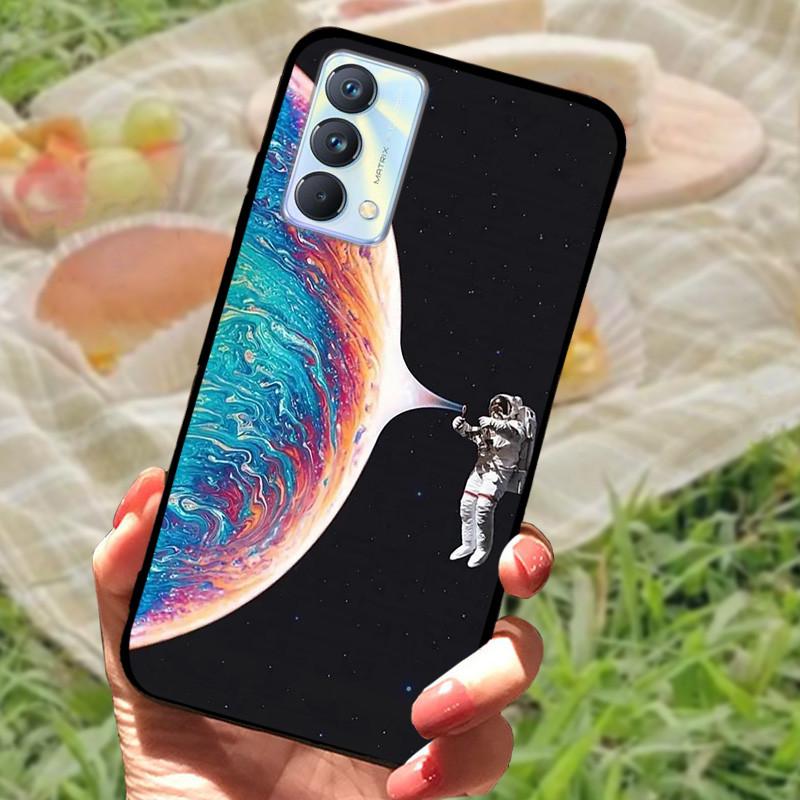 Чехол для Realme GT Master Edition Мраморный painted Cover Мягкий силиконовый ударопрочный чехол для телефона Для Realme GT Master Coque Бампер