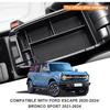 Контейнер для монет-органайзер на центральной консоли — совместим с Ford Escape 2020-2024, Bronco Sport 2021-2024, ящик в подлокотнике, лоток для хранения с длинным отделением