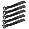 Buckle Hook & Loop Straps: Non-Elastic Multi-Functional Ties for Bicycle, Data Cable, and Storage Solutions