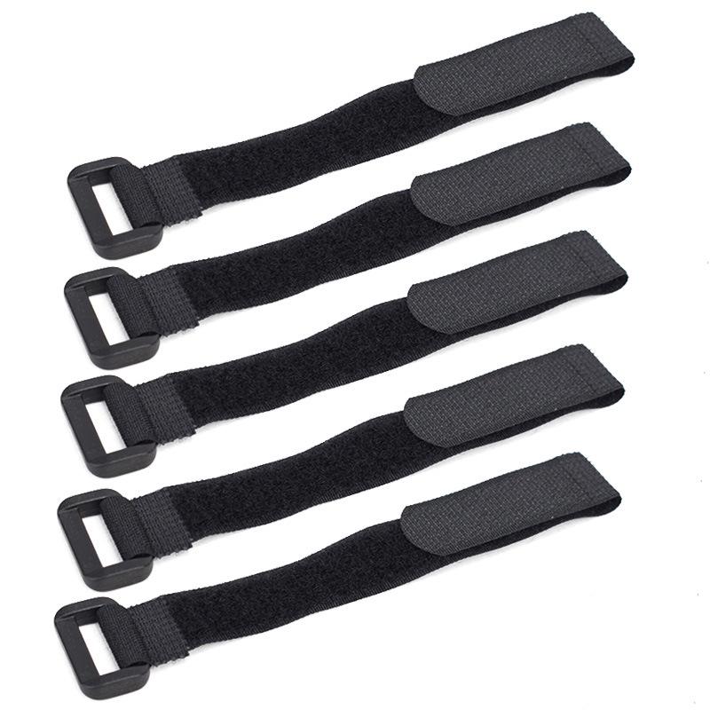 Buckle Hook & Loop Straps: Non-Elastic Multi-Functional Ties for Bicycle, Data Cable, and Storage Solutions
