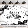 Party Backdrop Black White Flat Stylish Various Occasions Such Weddings Parties Photo Booth Decor Wedding Decor