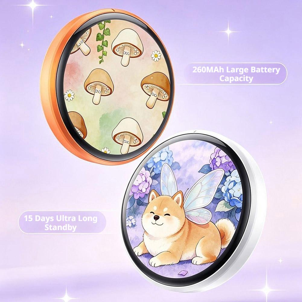 Dynamic Electronic Badge Display Pin 1.5 In Touch Screen Anime Electric E-Badge For Game Peripherals Excellent Fans Friends Birthday Gift